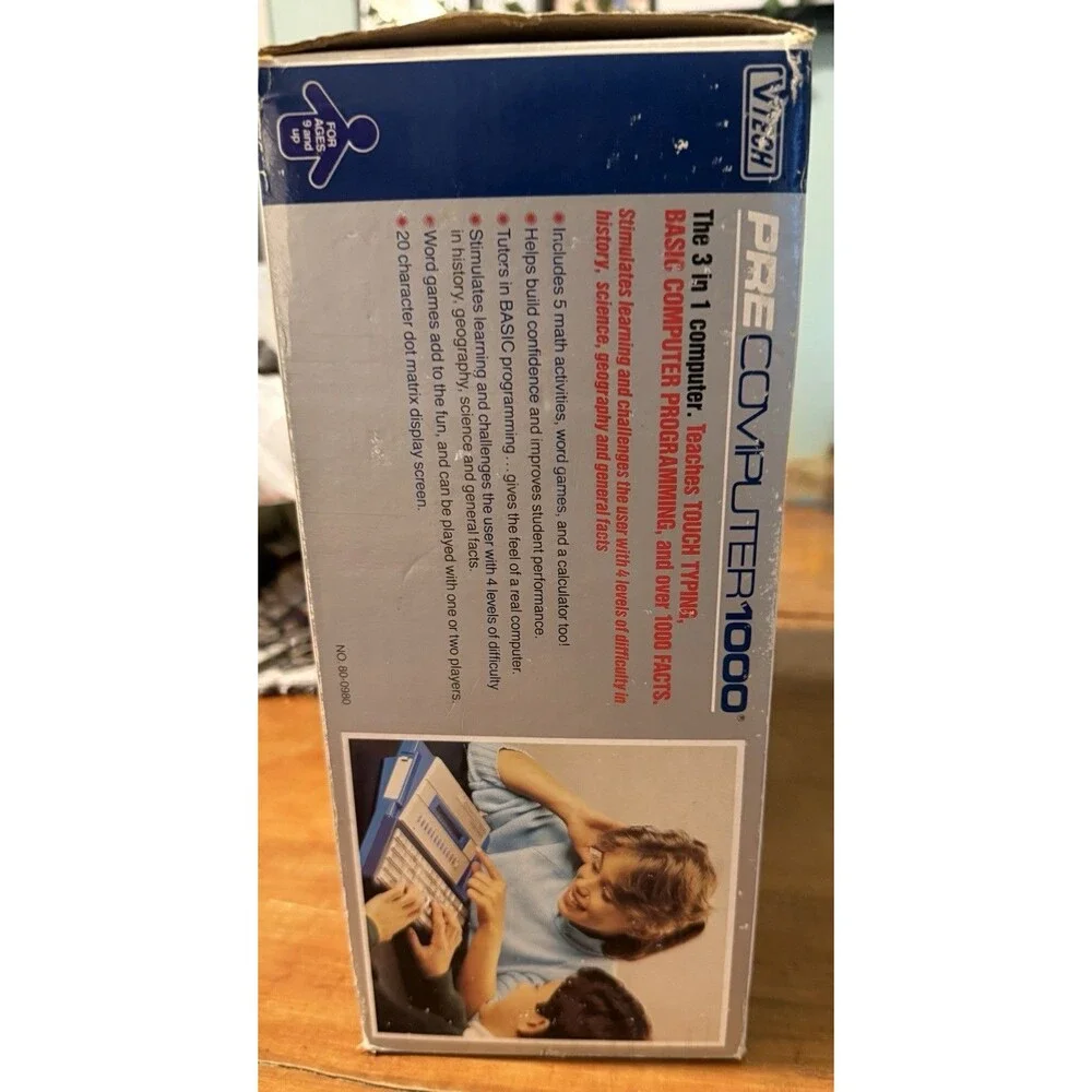 VTech PreComputer 1000 Electronic Vintage  VTech PreComp Manual 1992